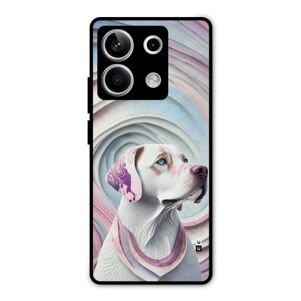 Eye Dog illustration Metal Back Case for Redmi Note 13 5G