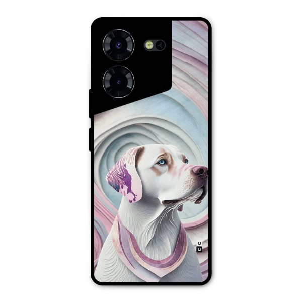 Eye Dog illustration Metal Back Case for Tecno Pova 5 Pro 5G