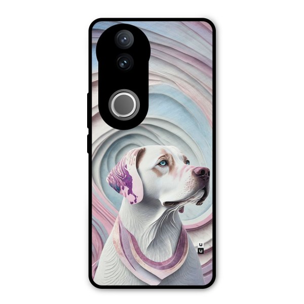 Eye Dog illustration Metal Back Case for Vivo V50e