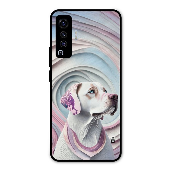 Eye Dog illustration Metal Back Case for Vivo X50