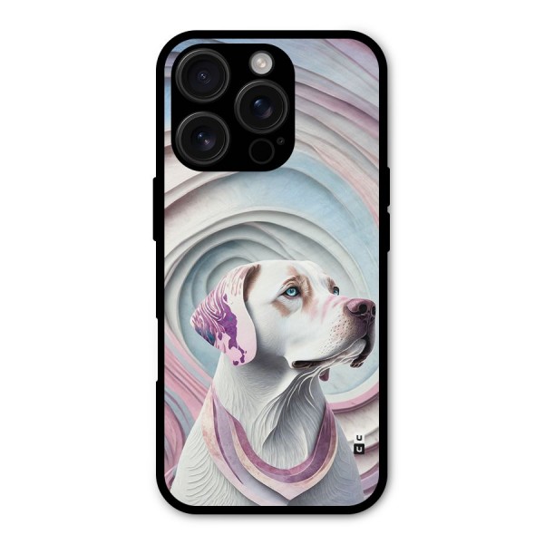 Eye Dog illustration Metal Back Case for iPhone 16 Pro