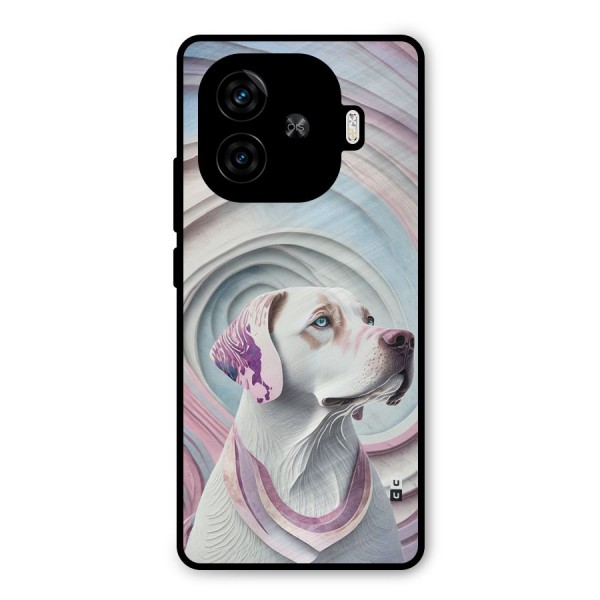 Eye Dog illustration Metal Back Case for iQOO Z9 Turbo