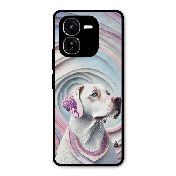Eye Dog illustration Metal Back Case for iQOO Z9x