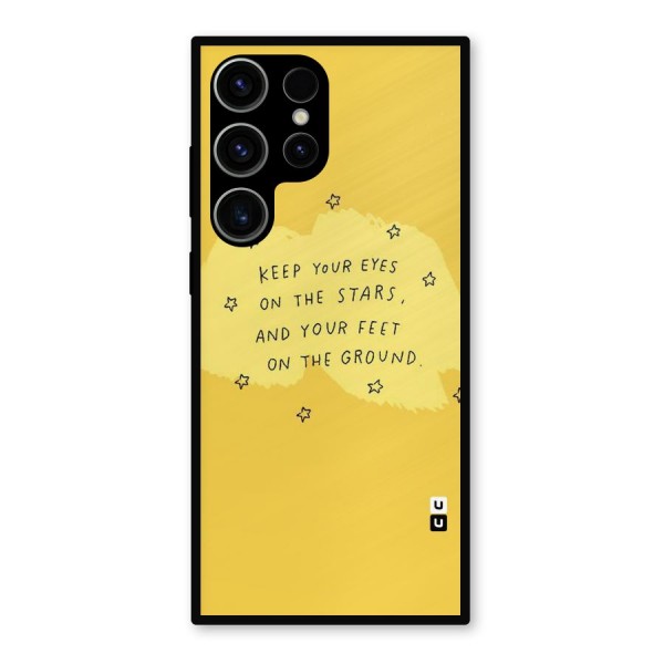 Eyes On Stars Metal Back Case for Galaxy S23 Ultra