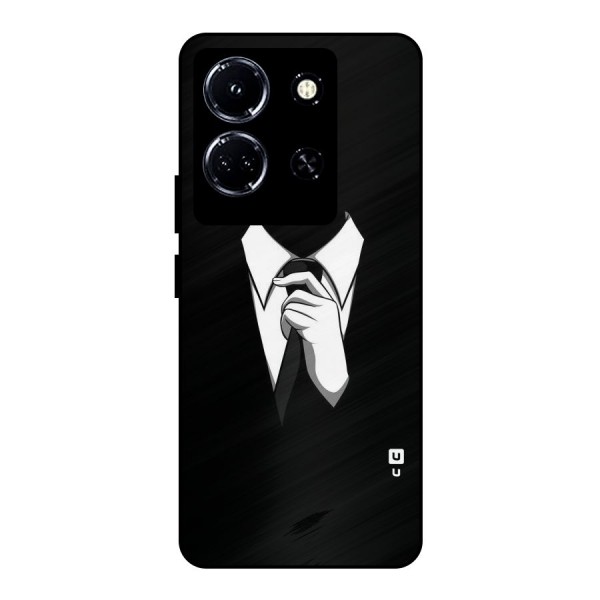 Faceless Gentleman Metal Back Case for Infinix Note 30 5G