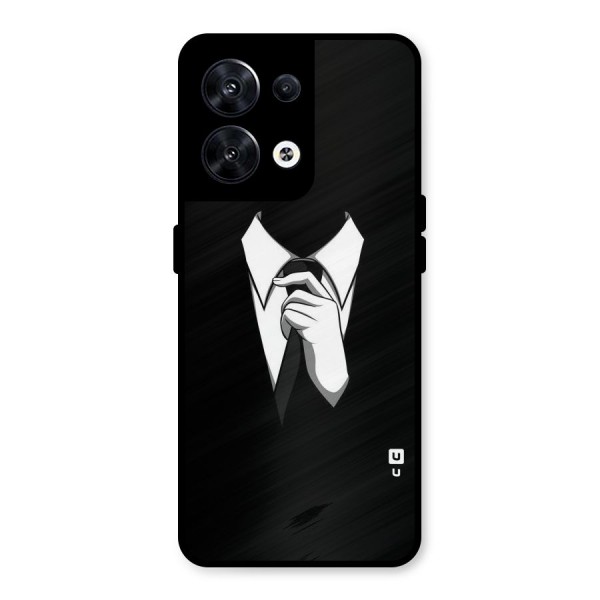 Faceless Gentleman Metal Back Case for Oppo Reno8 5G