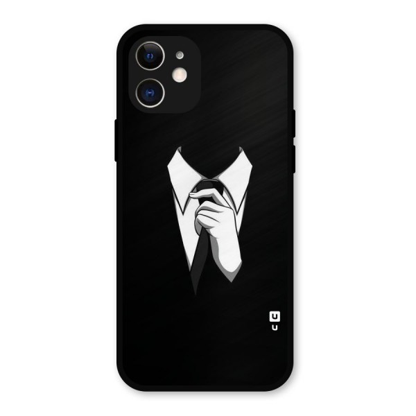 Faceless Gentleman Metal Back Case for iPhone 12