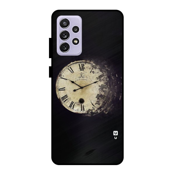 Fading Clock Metal Back Case for Galaxy A72