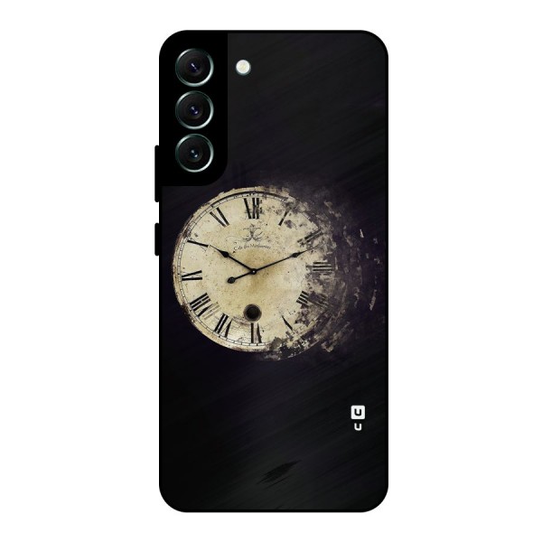 Fading Clock Metal Back Case for Galaxy S22 Plus 5G