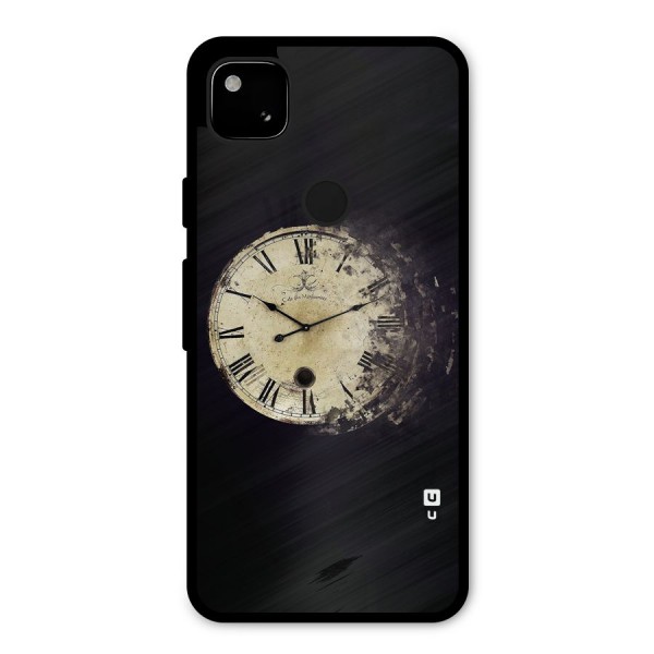 Fading Clock Metal Back Case for Google Pixel 4a