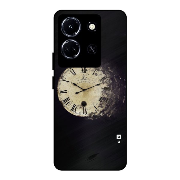 Fading Clock Metal Back Case for Infinix Note 30 5G