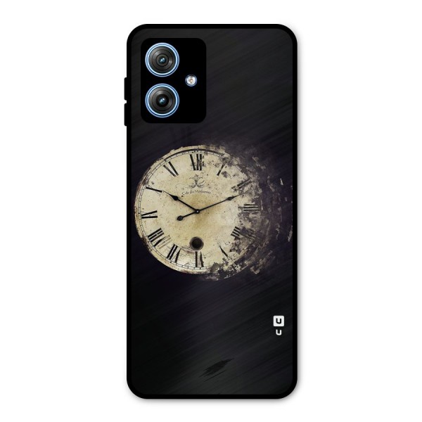 Fading Clock Metal Back Case for Moto G54