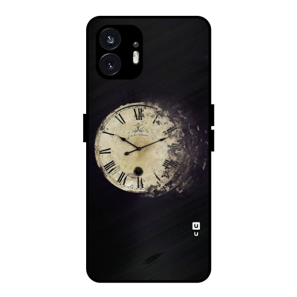 Fading Clock Metal Back Case for Nothing Phone 2