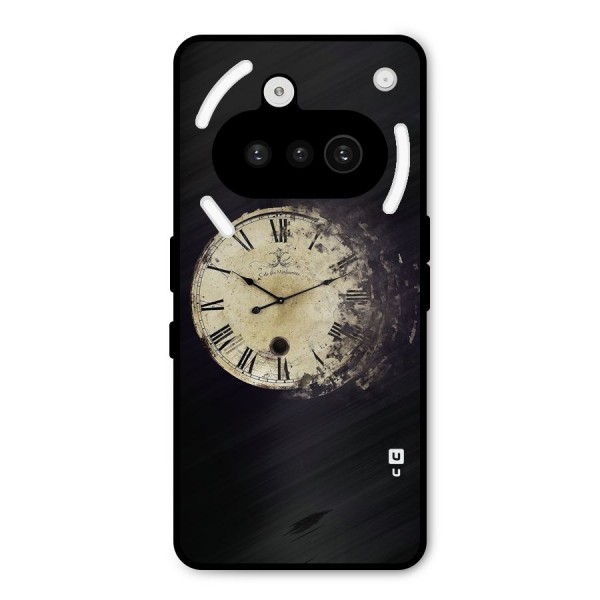 Fading Clock Metal Back Case for Nothing Phone 3a