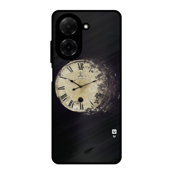 Fading Clock Metal Back Case for Poco C71