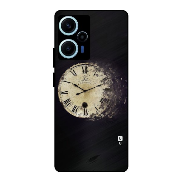 Fading Clock Metal Back Case for Poco F5