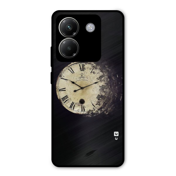 Fading Clock Metal Back Case for Poco M7 Pro 5G