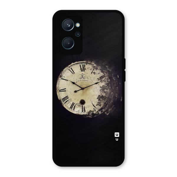 Fading Clock Metal Back Case for Realme 9i