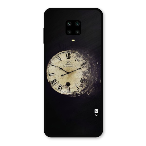 Fading Clock Metal Back Case for Redmi Note 9 Pro Max