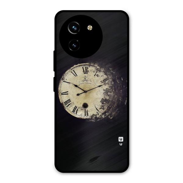 Fading Clock Metal Back Case for Vivo T3x