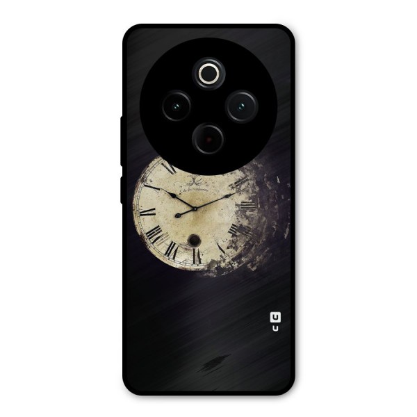 Fading Clock Metal Back Case for Vivo T4