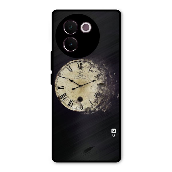 Fading Clock Metal Back Case for Vivo V30e