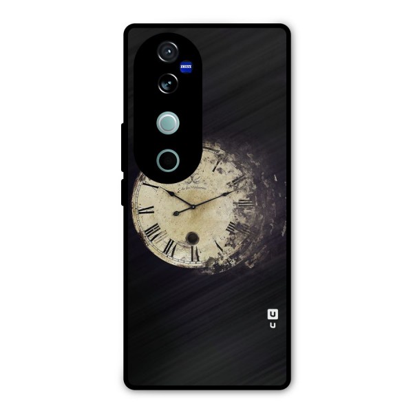 Fading Clock Metal Back Case for Vivo V40 Pro