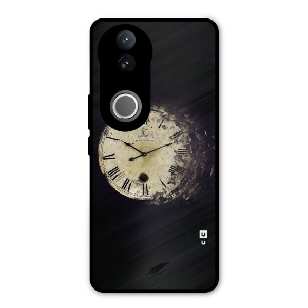 Fading Clock Metal Back Case for Vivo V50e
