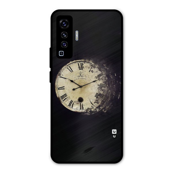 Fading Clock Metal Back Case for Vivo X50