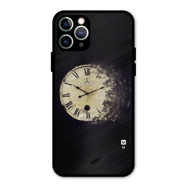 Fading Clock Metal Back Case for iPhone 11 Pro Max