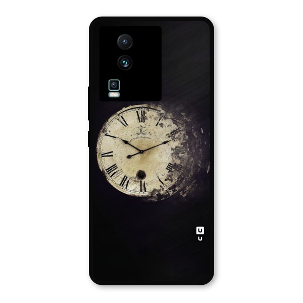 Fading Clock Metal Back Case for iQOO Neo 7 Pro