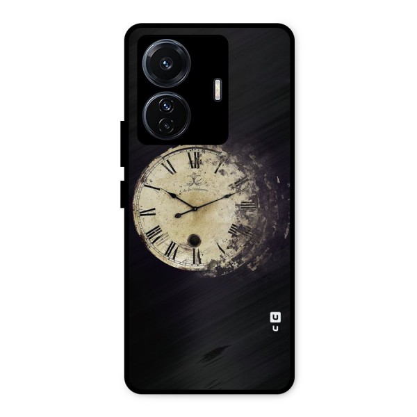 Fading Clock Metal Back Case for iQOO Z6