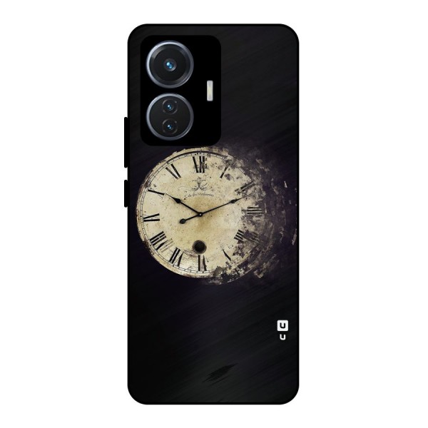 Fading Clock Metal Back Case for iQOO Z6 44W