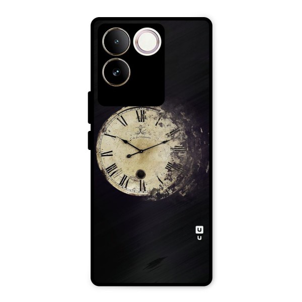 Fading Clock Metal Back Case for iQOO Z7 Pro