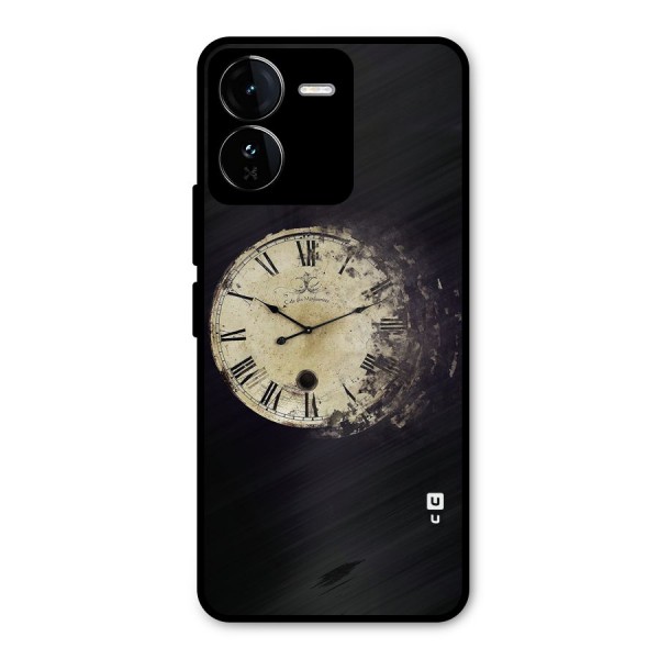 Fading Clock Metal Back Case for iQOO Z9