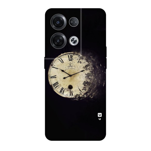 Fading Clock Original Polycarbonate Back Case for Oppo Reno8 Pro 5G