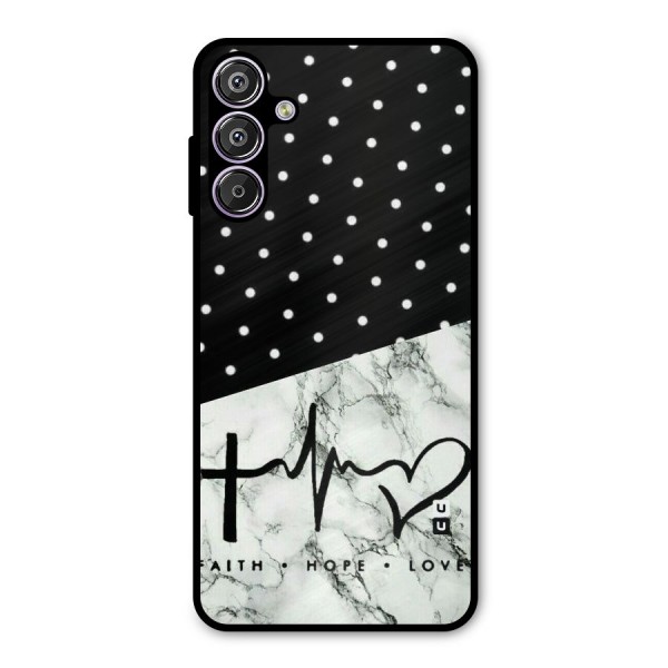 Faith Love Metal Back Case for Galaxy F15