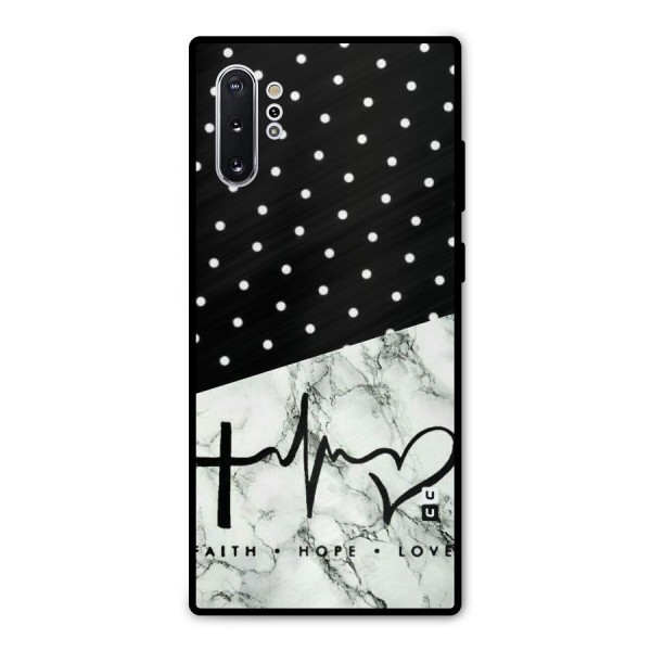 Faith Love Metal Back Case for Galaxy Note 10 Plus