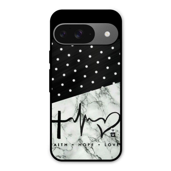 Faith Love Metal Back Case for Google Pixel 9