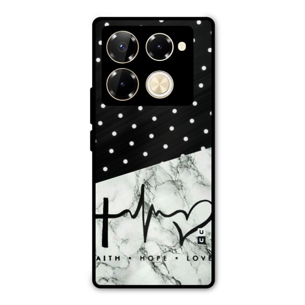 Faith Love Metal Back Case for Infinix Note 40 Pro Plus