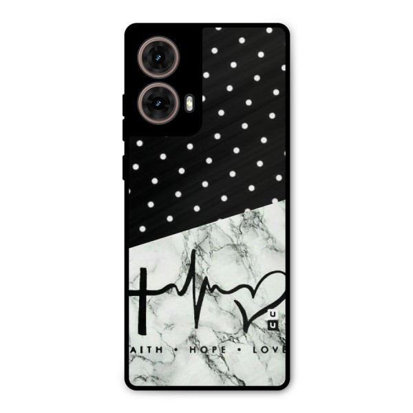 Faith Love Metal Back Case for Moto G85
