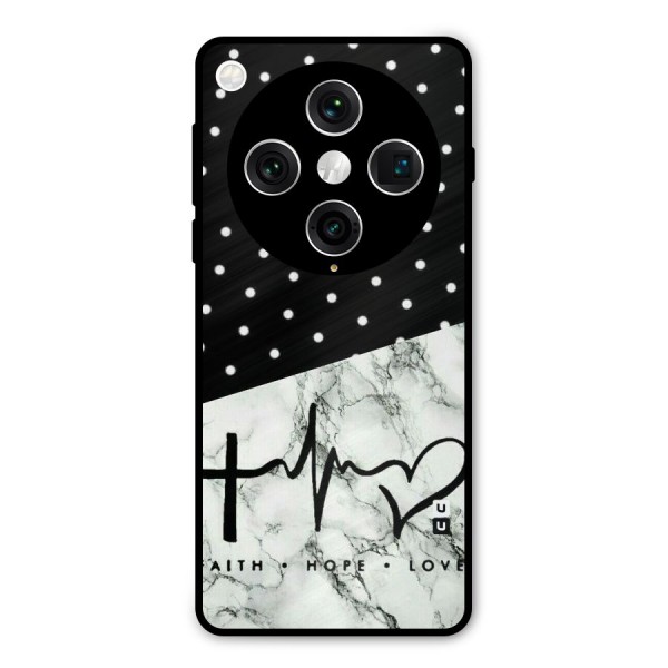 Faith Love Metal Back Case for Oppo Find X8 Pro