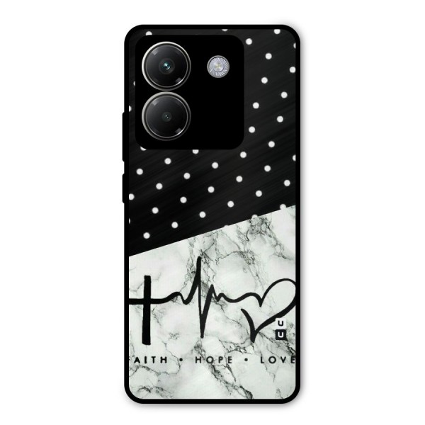 Faith Love Metal Back Case for Poco M7 Pro 5G
