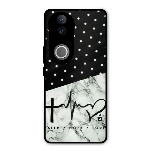 Faith Love Metal Back Case for Vivo V50e
