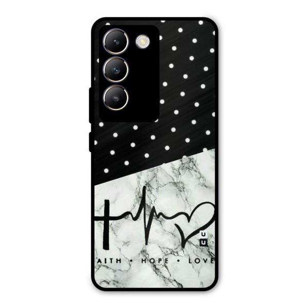 Faith Love Metal Back Case for Vivo Y200e