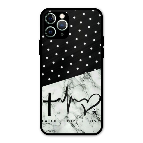 Faith Love Metal Back Case for iPhone 11 Pro Max