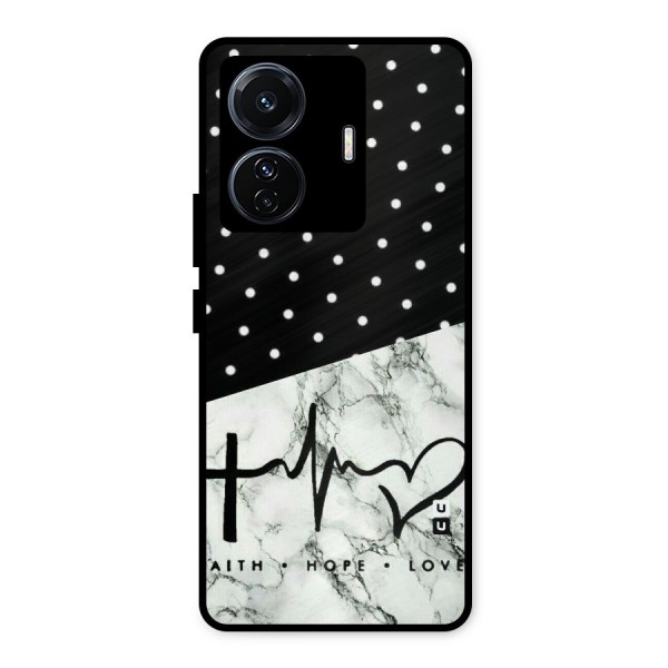 Faith Love Metal Back Case for iQOO Z6