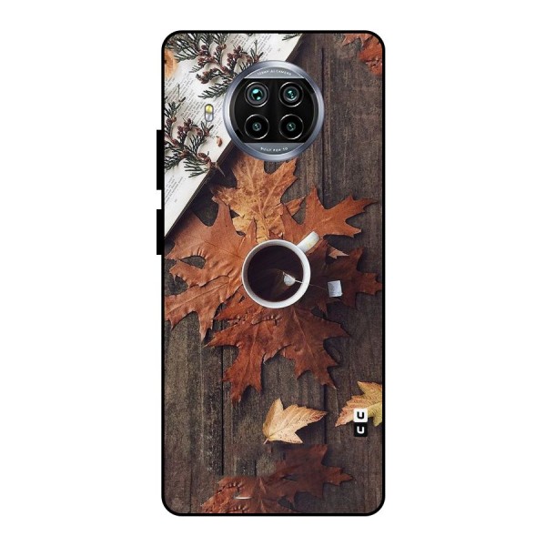 Fall Leaf Coffee Metal Back Case for Mi 10i