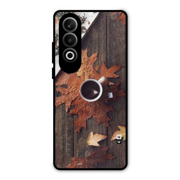 Fall Leaf Coffee Metal Back Case for OnePlus Nord CE4
