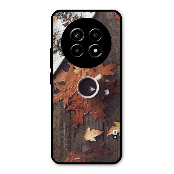 Fall Leaf Coffee Metal Back Case for Realme 13 Pro